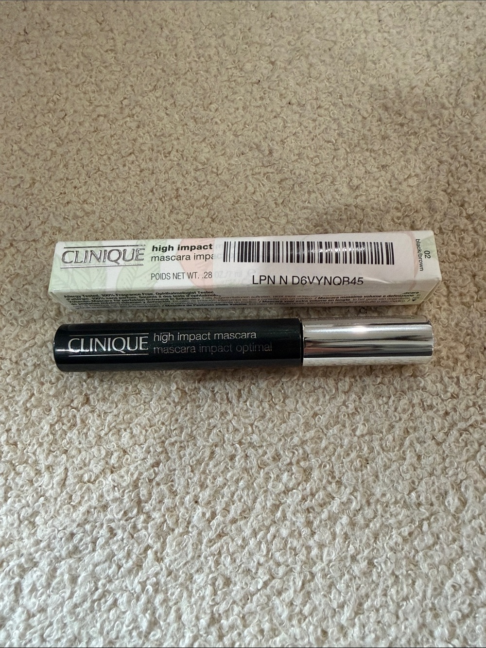 Clinique High Impact Mascara - 02 Black/Brown BNIB